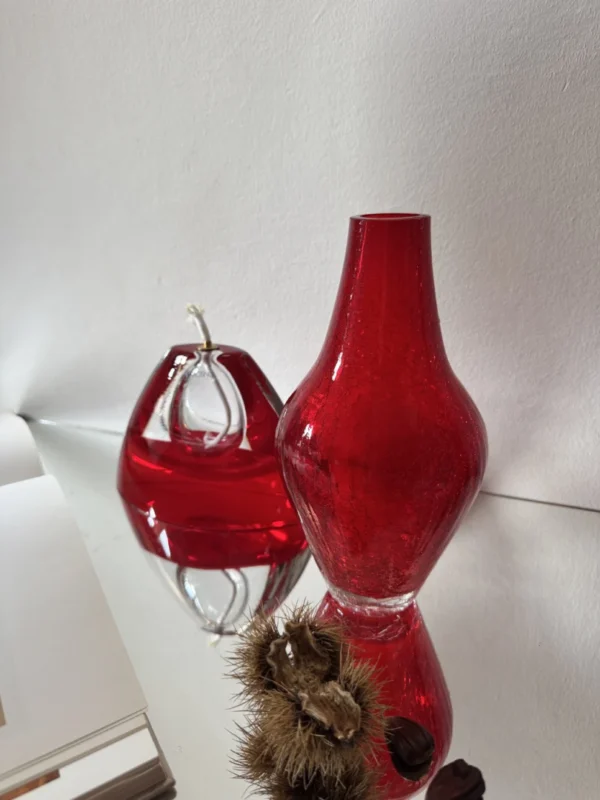 Zestaw szkła vintage  „Rubinowe Love”
