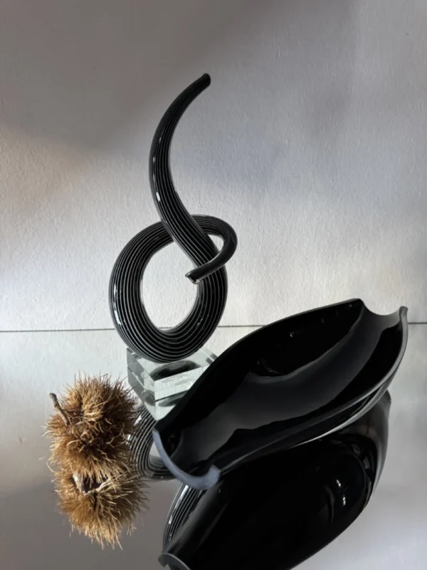 Szkło Murano kolekcjonerski zestaw  „Miłosny węzeł”