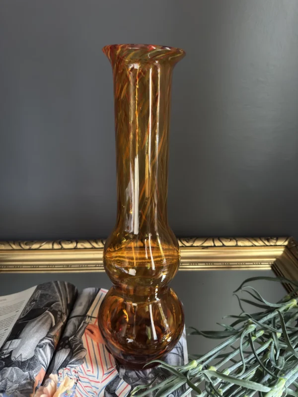 Wazon vintage lata 70. XX w. "Kolorowe iskierki"