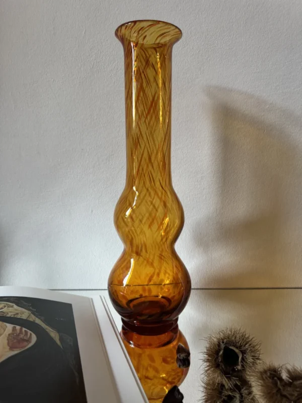 Wazon vintage lata 70. XX w. "Kolorowe iskierki"